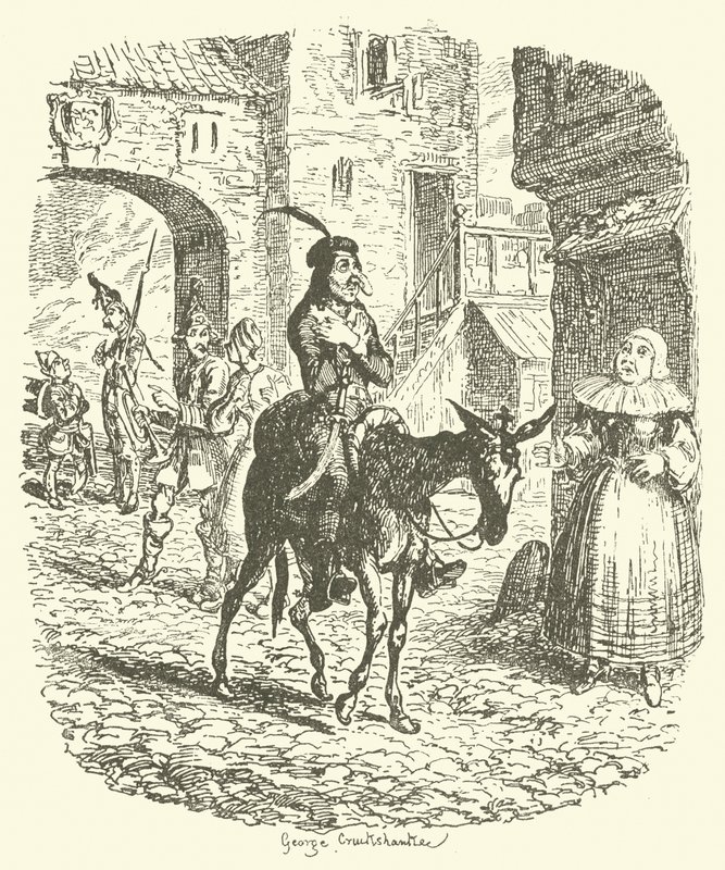 Ilustração para Tristram Shandy de after George Cruikshank