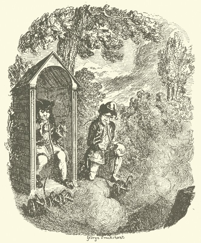 Ilustração para Tristram Shandy de after George Cruikshank