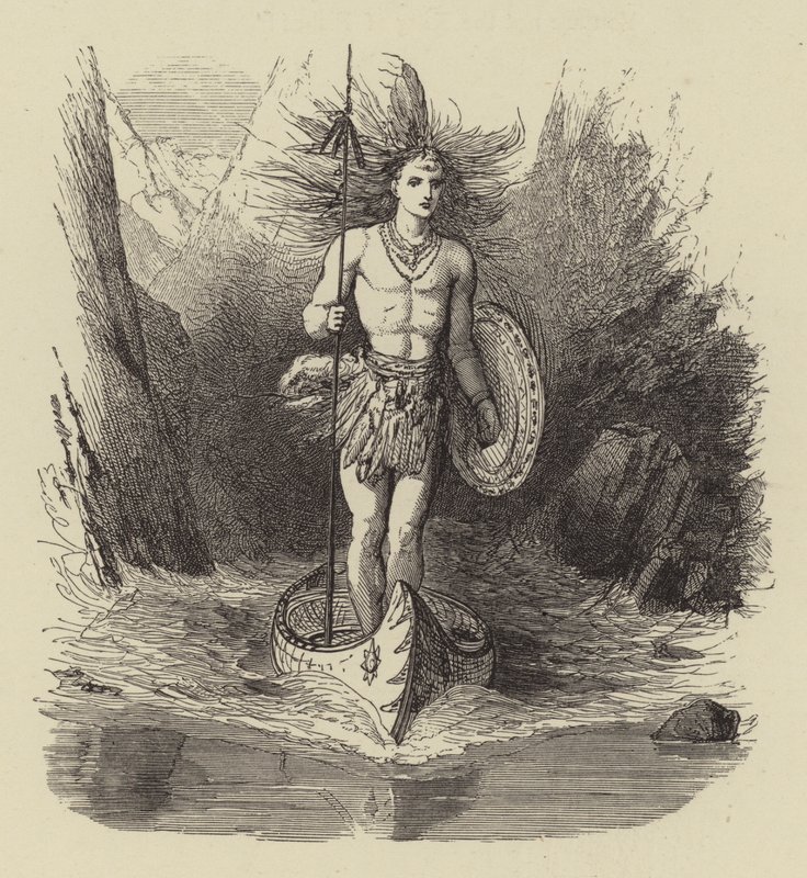 Longfellows Hiawatha de after George Housman Thomas