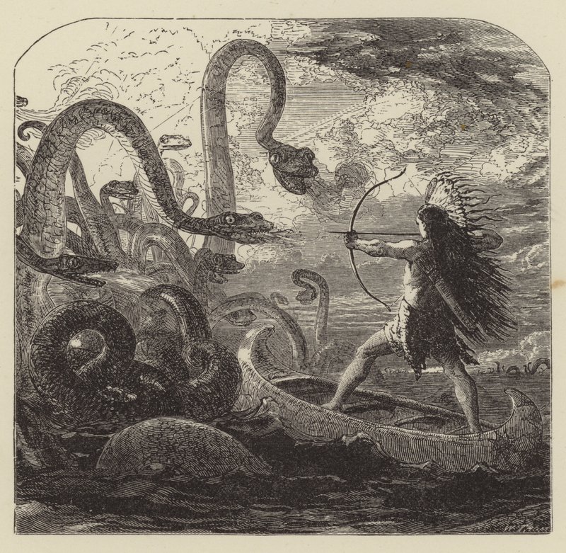 Longfellows Hiawatha de after George Housman Thomas