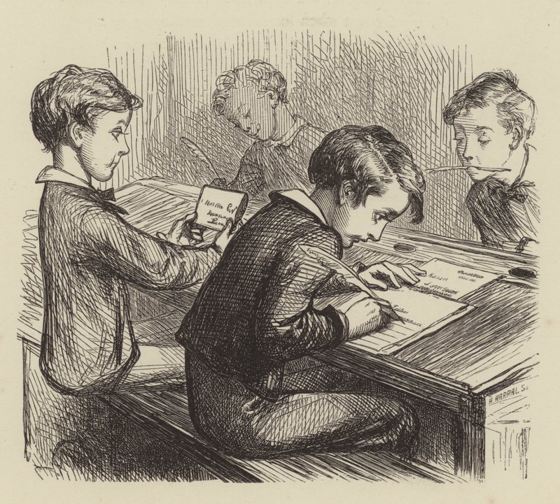 The Letter Home de after George Housman Thomas
