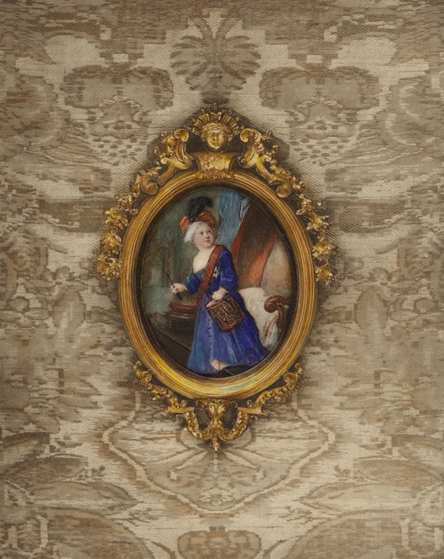Retrato de Frederico, o Grande da Prússia, com a idade de 3 anos de after German School