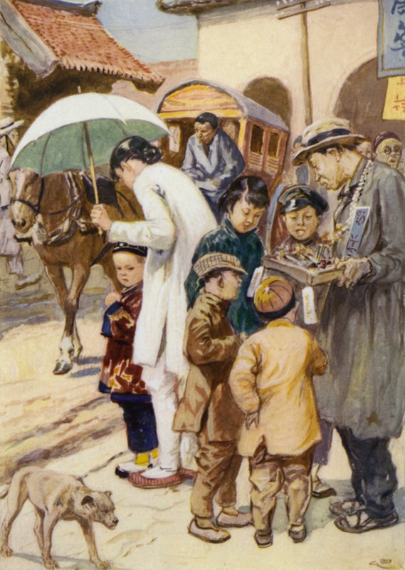 Pouco chinês de after Gordon Frederick Browne
