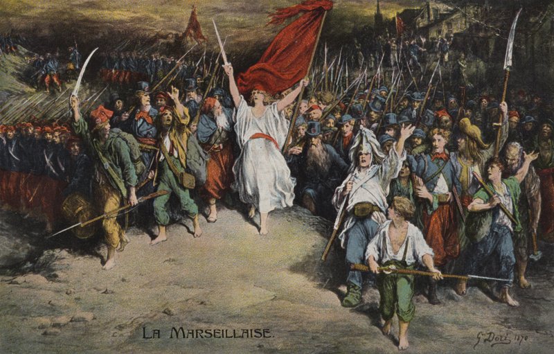 A Marselhesa, 1870 de Gustave after Dore