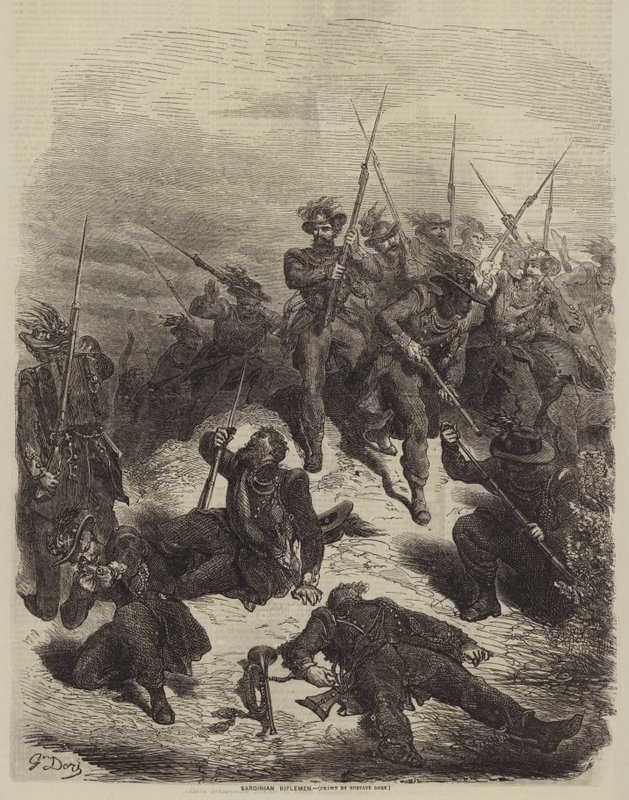 Fuzileiros da Sardenha de Gustave after Dore