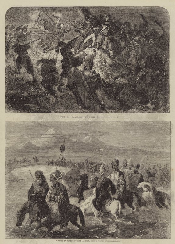 A guerra na Crimeia de Gustave after Dore