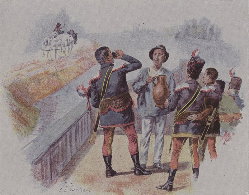 Ilustração de Memórias da Escola de Marte de after Henri Georges Jacques Chartier
