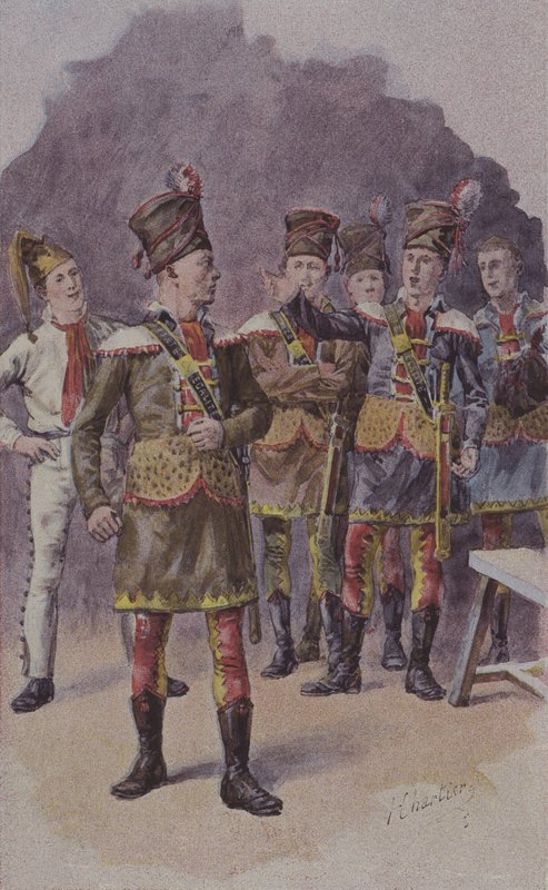 Ilustração de Memórias da Escola de Marte de after Henri Georges Jacques Chartier