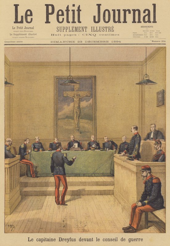 Corte Marcial do Capitão Alfred Dreyfus de after Henri Meyer