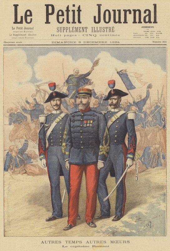 Tempos diferentes, maneiras diferentes. Capitão Romani de after Henri Meyer