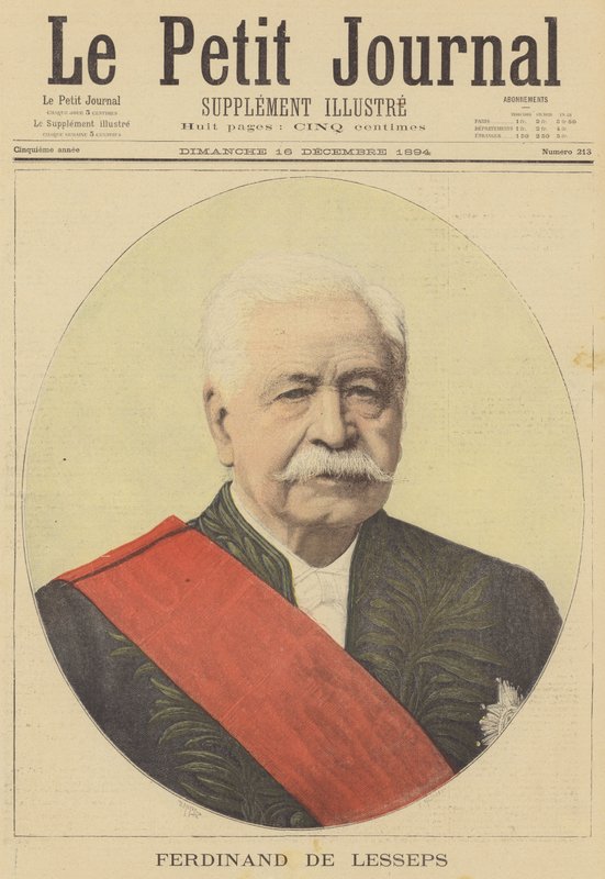 Ferdinand de Lesseps de after Henri Meyer