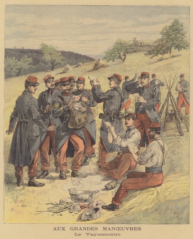 Manobras militares francesas de after Henri Meyer
