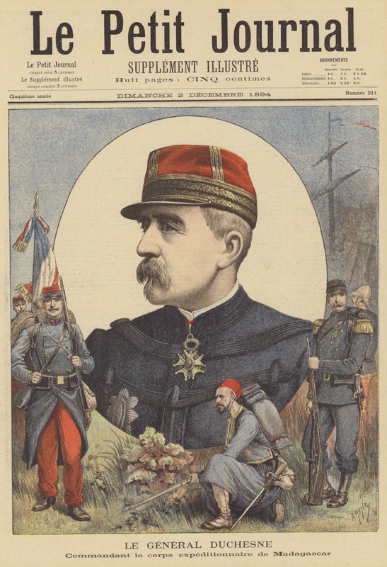 General Duchesne, comandante da Força Expedicionária Francesa em Madagascar de after Henri Meyer