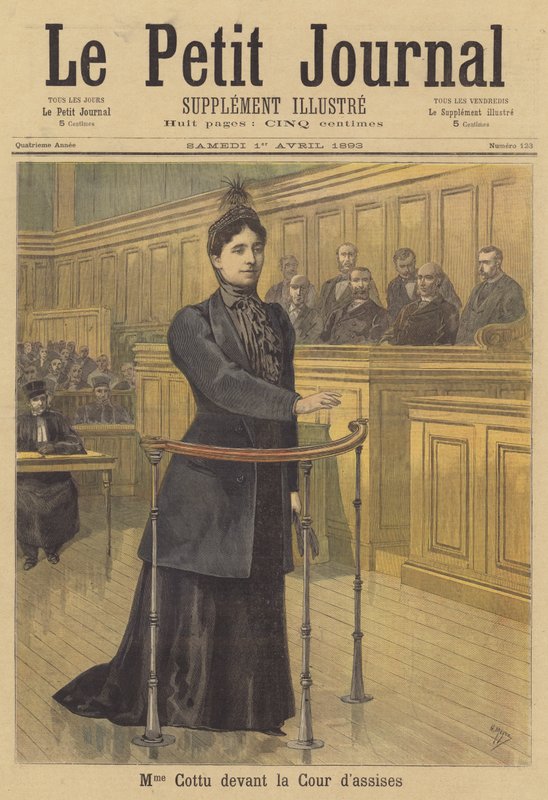 Madame Cottu perante o Tribunal de Assizes de after Henri Meyer