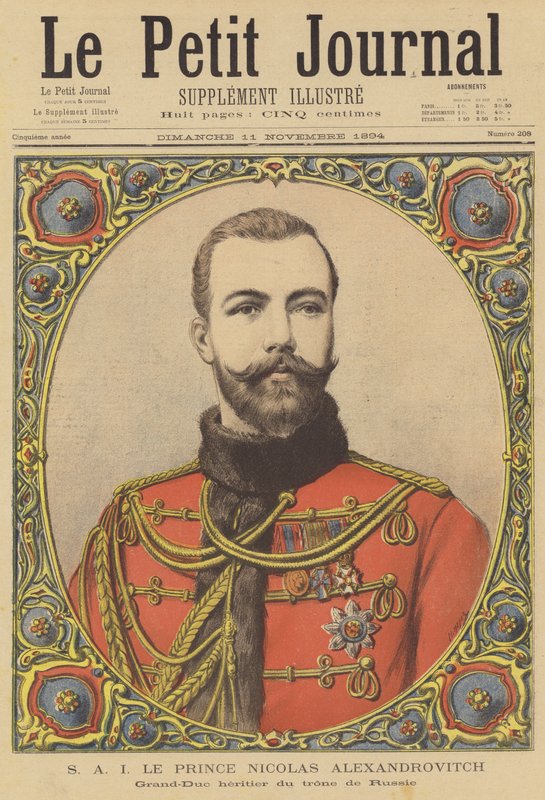 Príncipe Nicolau Alexandrovich, herdeiro do trono russo de after Henri Meyer