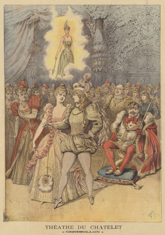 Produção de Cendrillon no Theatre du Chatelet de after Henri Meyer