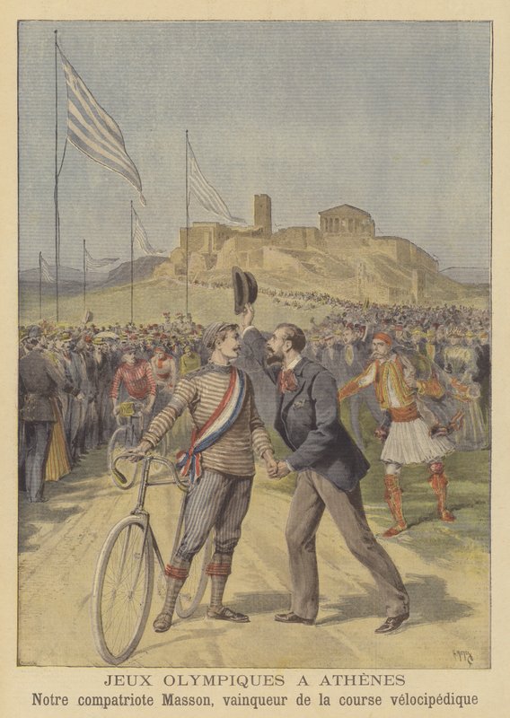 Os Jogos Olímpicos de Atenas de after Henri Meyer