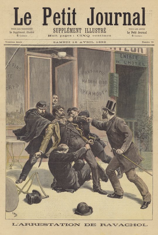 A prisão de Ravachol de after Henri Meyer