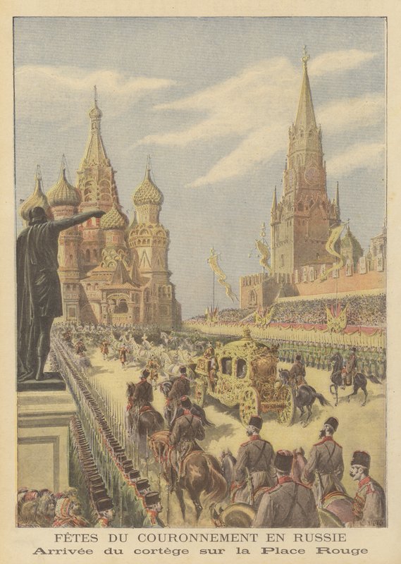 A coroação do czar Nicolau II e da czarina Alexandra da Rússia de after Henri Meyer
