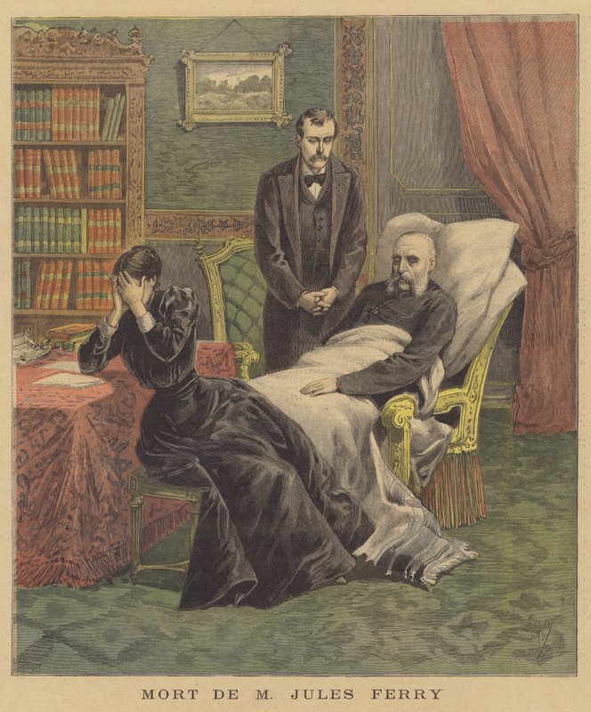 A morte de Jules Ferry de after Henri Meyer