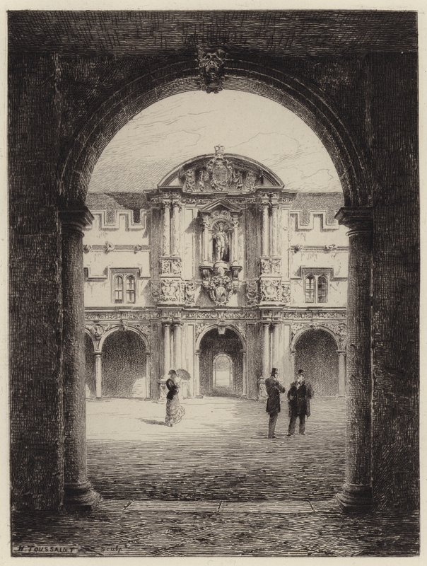 Gateway da faculdade de St Johns de after Henri Toussaint