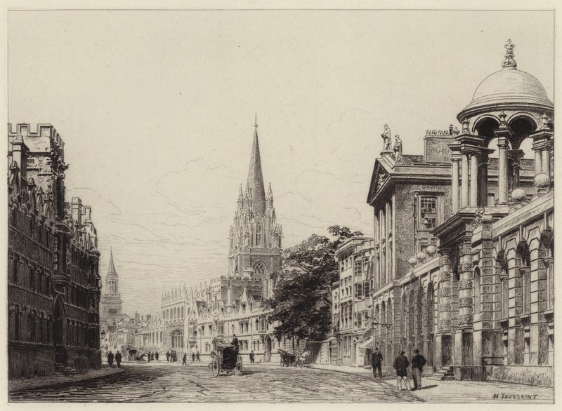 Rua alta de after Henri Toussaint