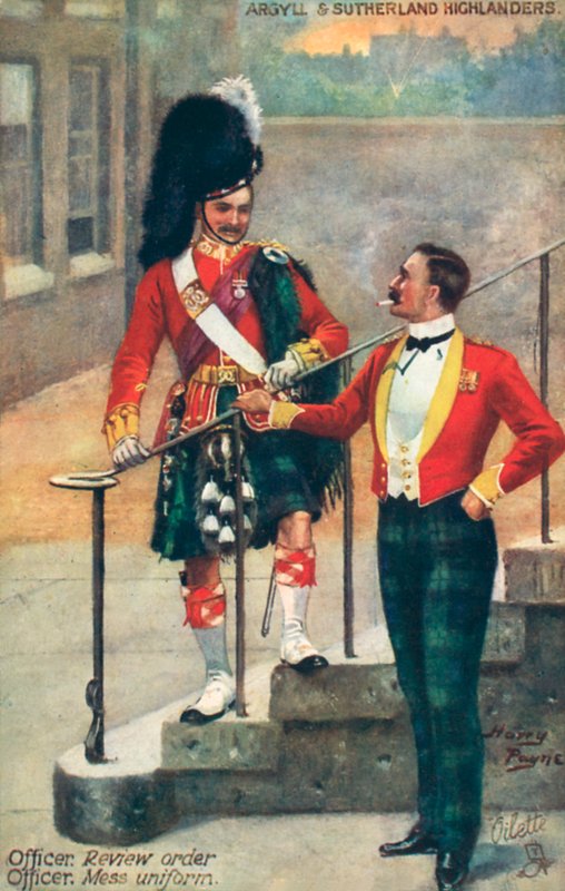 Highlanders de Argyll e Sutherland de after Henry A. Payne