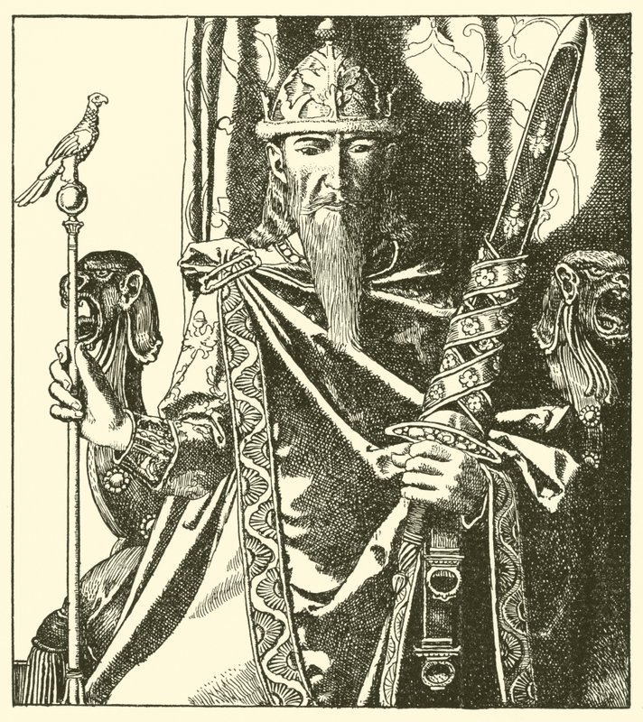 Rei, marca, de, cornwall de after Howard Pyle