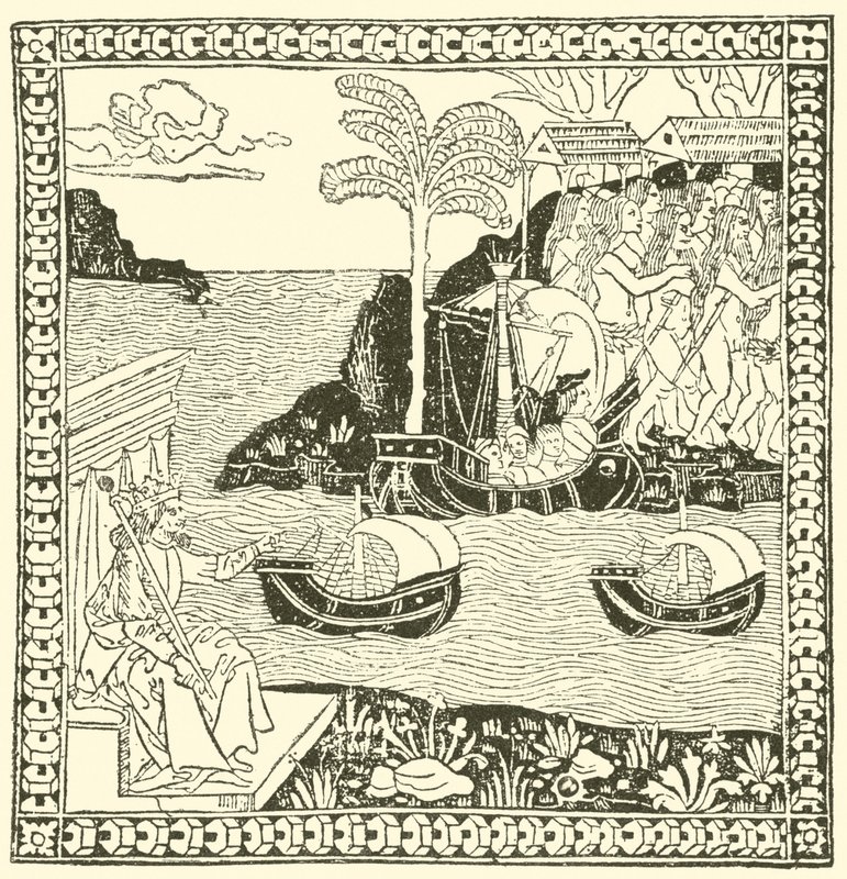 A descoberta das Índias de after Italian School