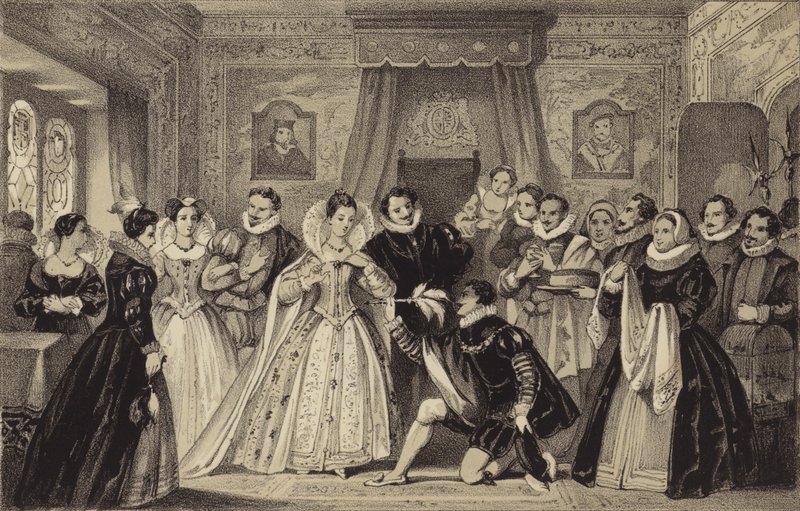 Presentes de Ano Novo para a Rainha Elizabeth de James Stephanoff