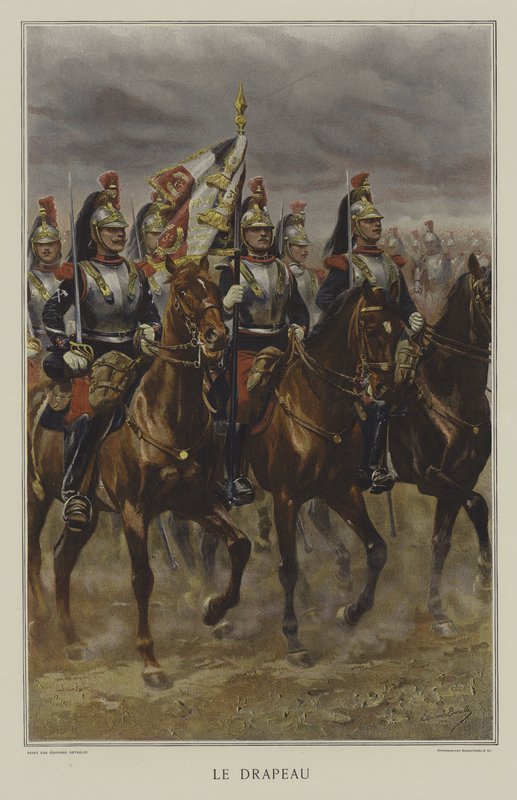 The Flag de after Jean-Baptiste Edouard Detaille