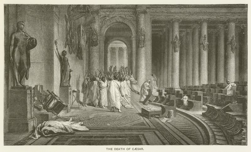 A morte de César de after Jean Leon Gerome