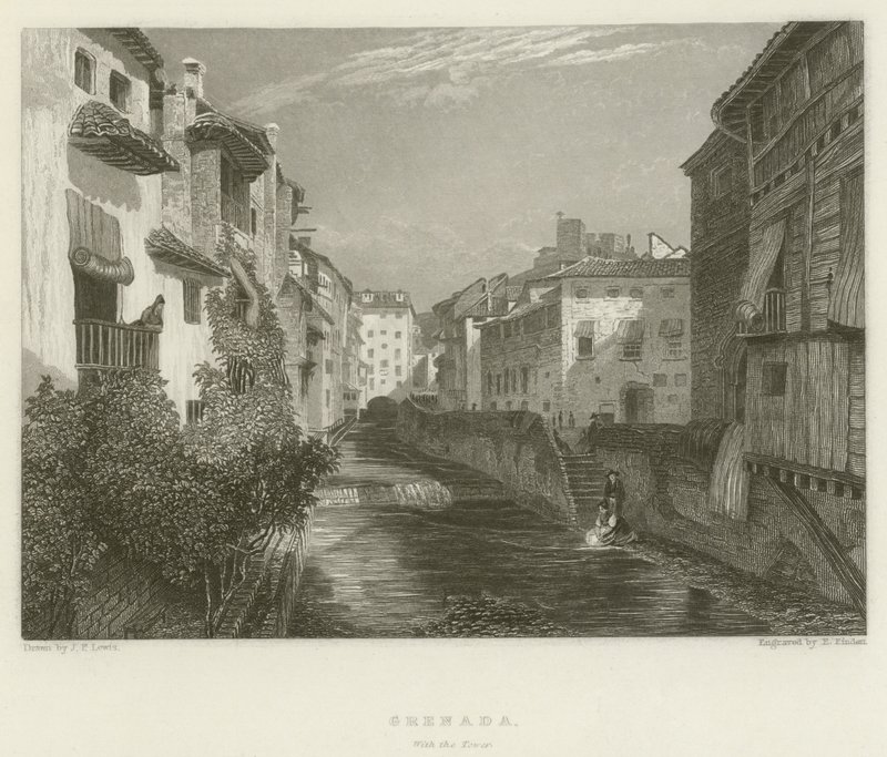 Granada, com a torre de after John Frederick Lewis