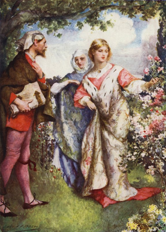 Emma e Eginhard de after John Henry Frederick Bacon