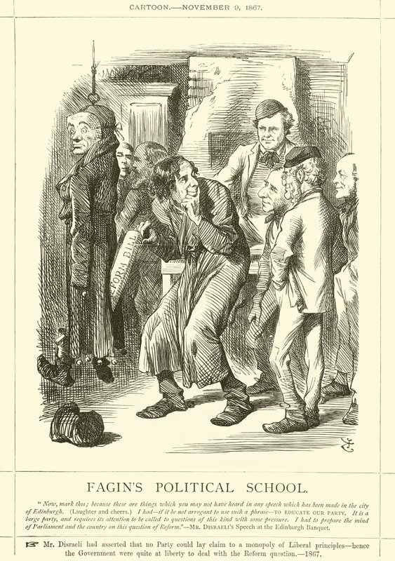 Escola Política de Fagin de after John Tenniel