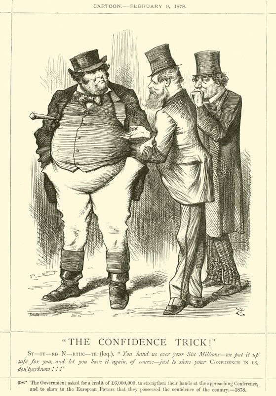 O truque da confiança! de after John Tenniel