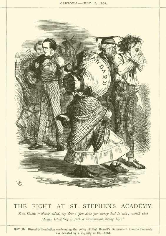 A luta na academia de St Stephens de after John Tenniel