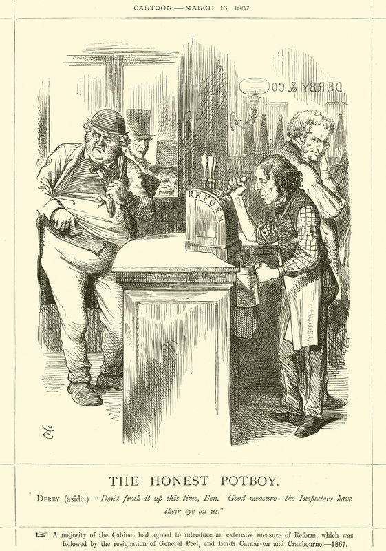 O Potboy Honesto de after John Tenniel