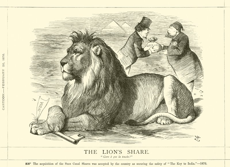 A parte do leão de after John Tenniel