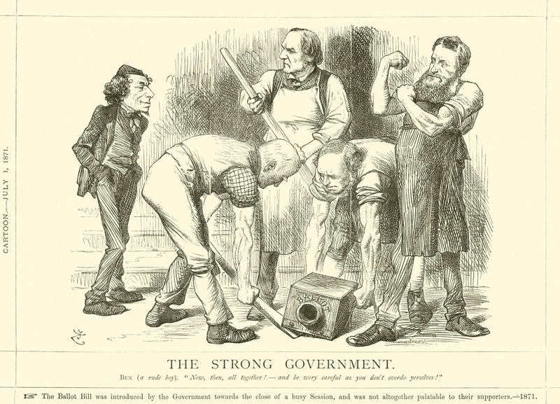 O governo forte de after John Tenniel