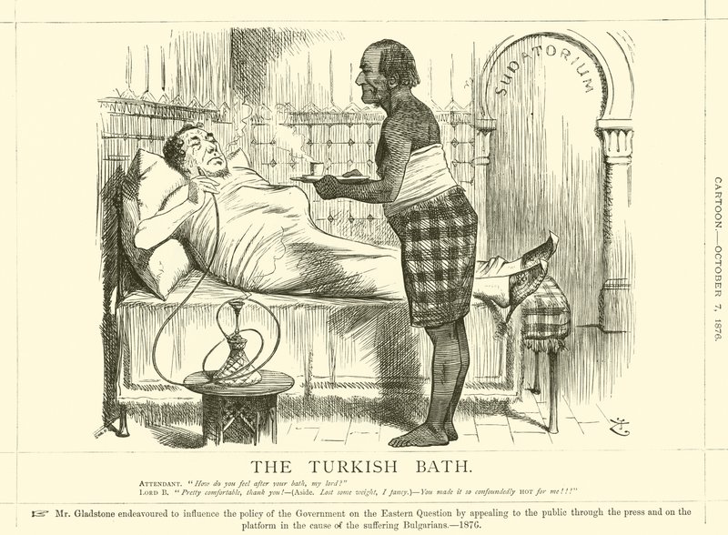 O banho turco de after John Tenniel