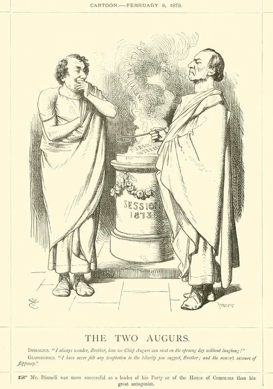 Os dois augúrios de after John Tenniel