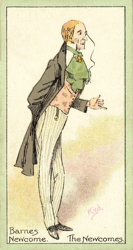 Barnes Newcome, Newcomes (cromolito) de after Joseph Clayton Clarke