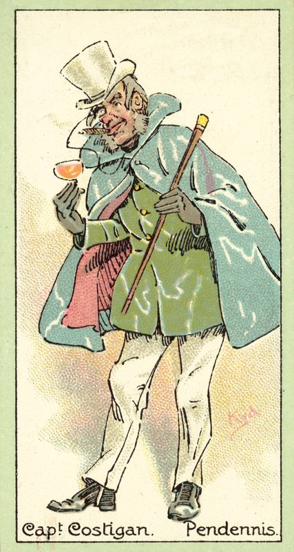 Capitão, costigan, pendennis, (crromolitho) de after Joseph Clayton Clarke