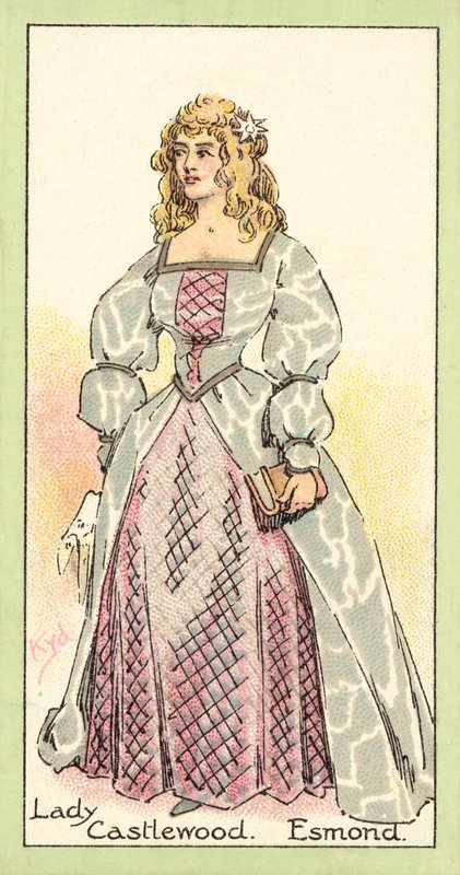 Lady Castlewood, Esmond (cromolitho) de after Joseph Clayton Clarke