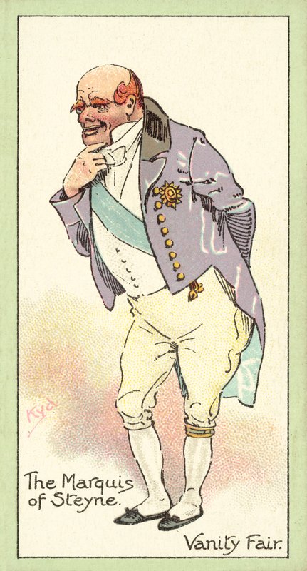 O Marquês de Steyne, Vanity Fair (cromolitho) de after Joseph Clayton Clarke