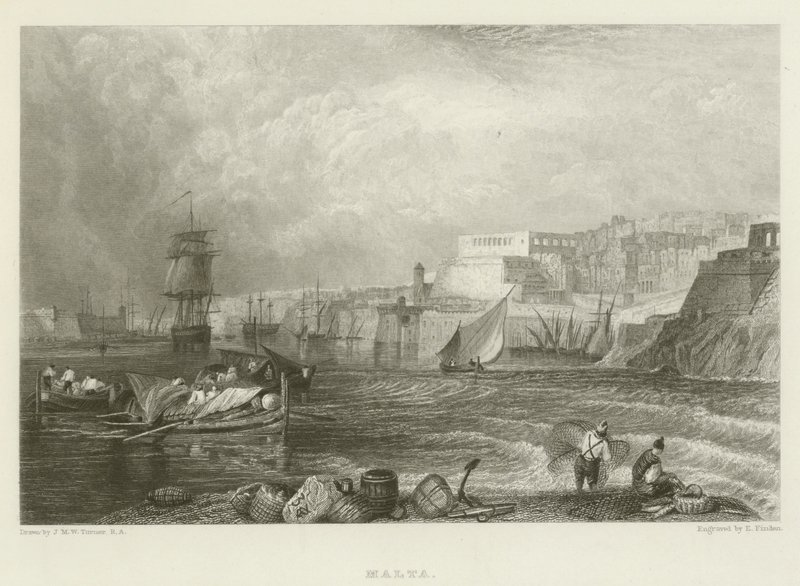 Malta de after Joseph Mallord William Turner