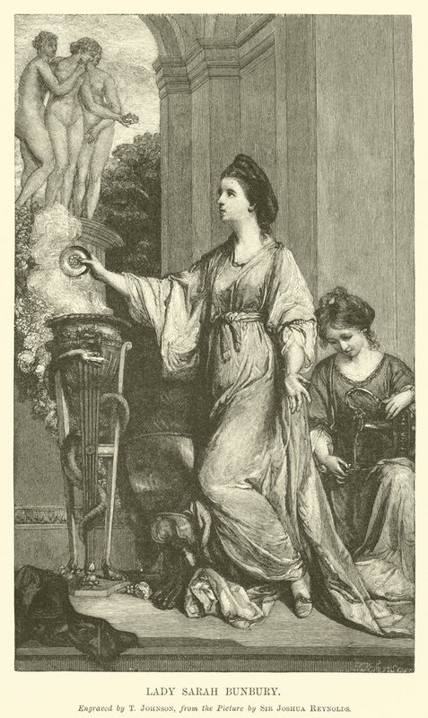 Lady Sarah Bunbury de after Joshua Reynolds