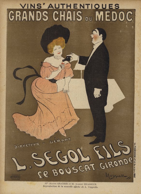 Ilustração para o riso de after Leonetto Cappiello