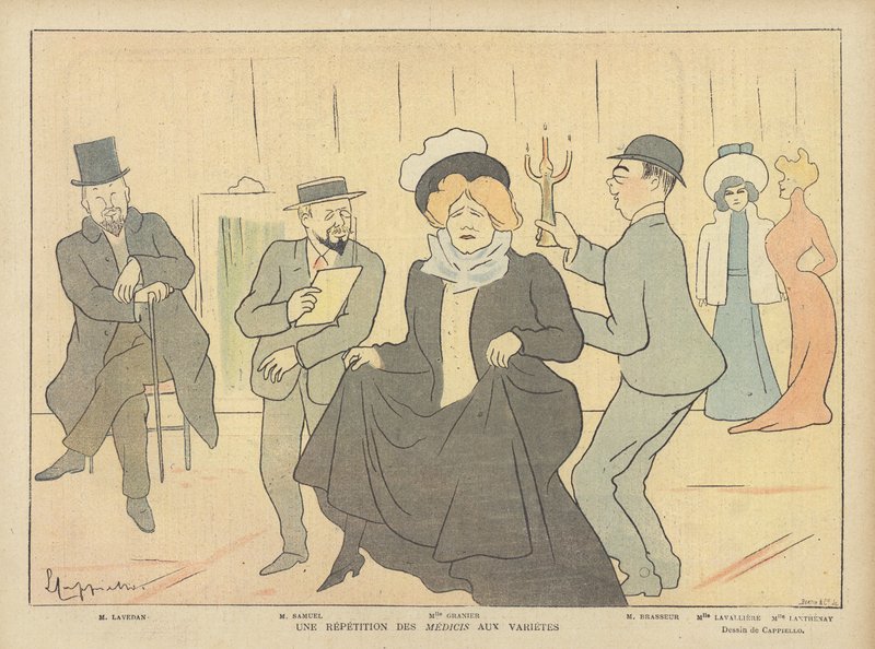 Ilustração para o riso de after Leonetto Cappiello